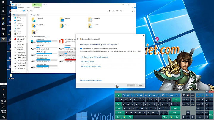 Cách mã hóa dữ liệu máy tính windows 10 năm 2024