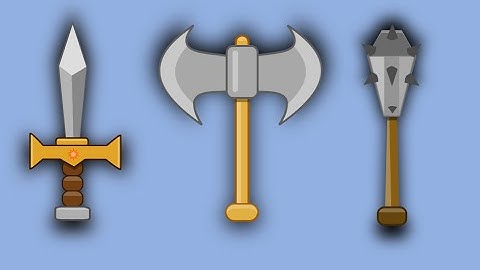 How to make simple weapons in InkScape