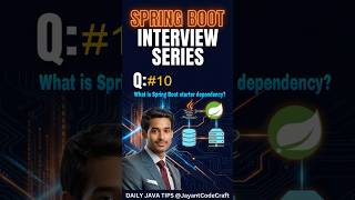 What is a Spring Boot Starter Dependency? 📦(Interview Q#10) #java #coding #javainterview #springboot