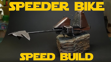 I made a STAR WARS style speeder bike from TRASH | scratch bash