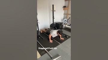 Staggered Push Ups