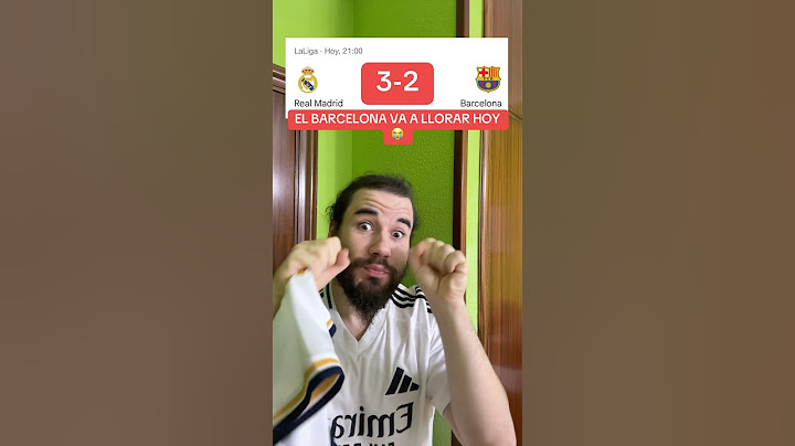 HOY LLORARÁ EL BARCELONA  😭😭😭No escucharé lloros #realmadrid #fcbarcelona #barsa