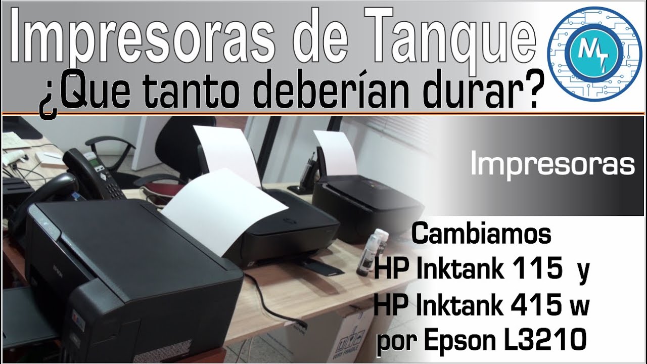 Impresoras de tanque de tinta: su origen, ventajas y desventajas