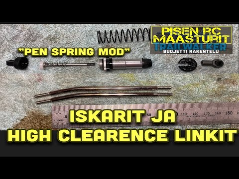 Iskareiden säätö ja high clearence linkit - Element Budjetti rakentelu sarja OSA 6