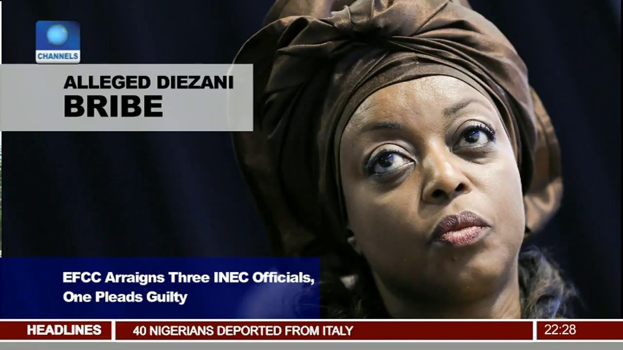 Alleged Diezani Bribe: EFCC Arraigns 3 INEC Officials, 1 Pleads Guilty