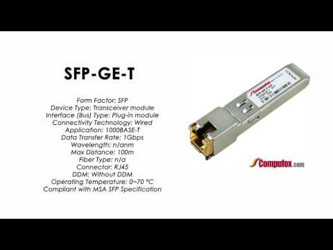 SFP-GE-T | Cisco Compatible 1000BASE-T SFP 100m RJ-45