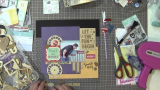 Process Video 162: Scrapbook Layout: Laughter