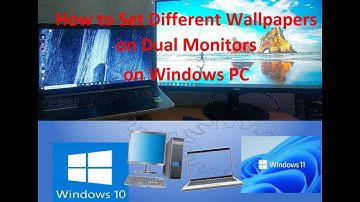 How to Set Different Wallpapers on Dual Monitors on Windows PC