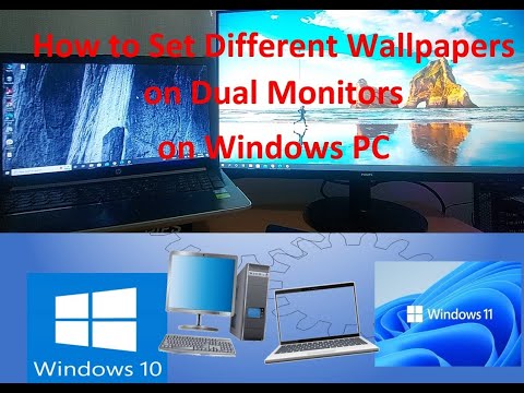 How to Set Different Wallpapers on Dual Monitors on Windows PC