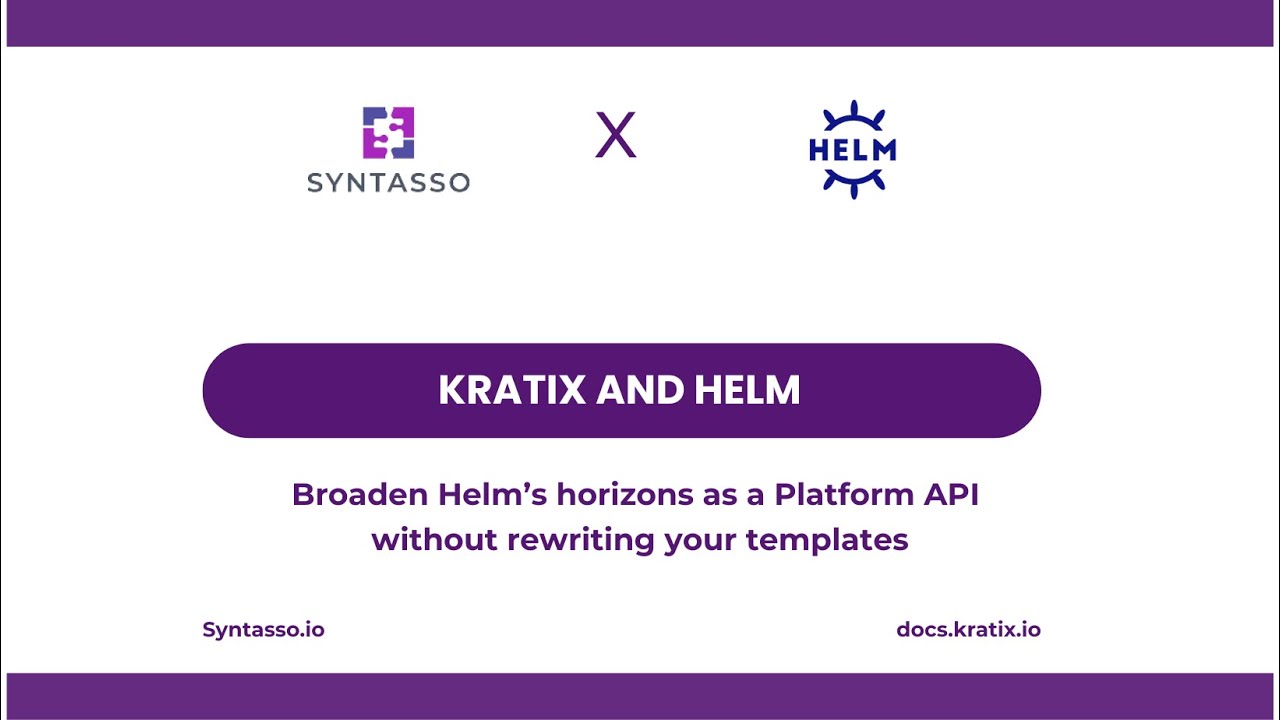 Turn Helm Charts into Scalable Platform APIs with Kratix