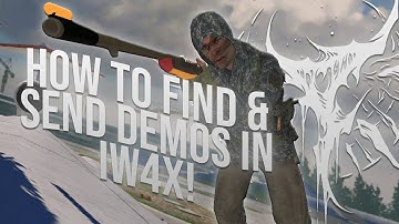 How To Find And Send Your Demos in IW4x!! (2022)