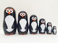 NEW Toy PENGUINS Stacking Nesting Doll Opening!