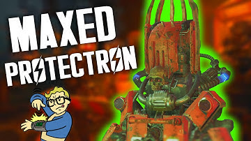 Fallout 4 Automatron - Maxed Protectron - Setup and Gameplay