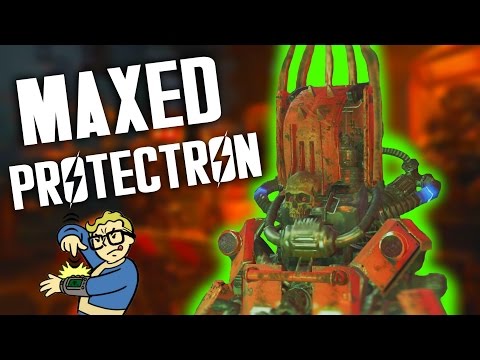 Fallout 4 Automatron - Maxed Protectron - Setup and Gameplay