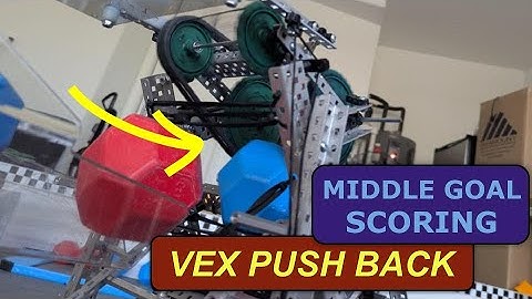 Scoring in the Upper Middle Goal | VEX Push Back