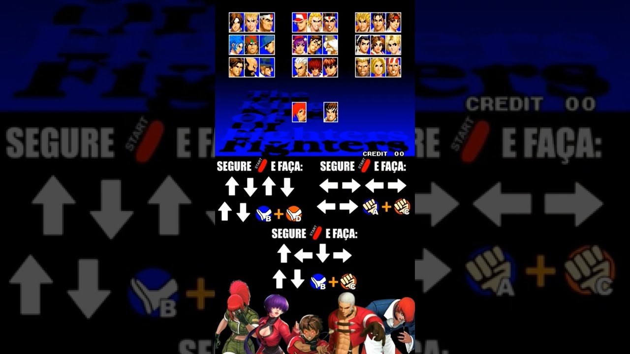 COMO DESBLOQUEAR OS PERSONAGENS OROCHI DO KOF 97 