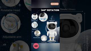 Astronaut Galaxy Projector Night Light 360°Rotating Nebula Star Projector with Remote Control Timer.