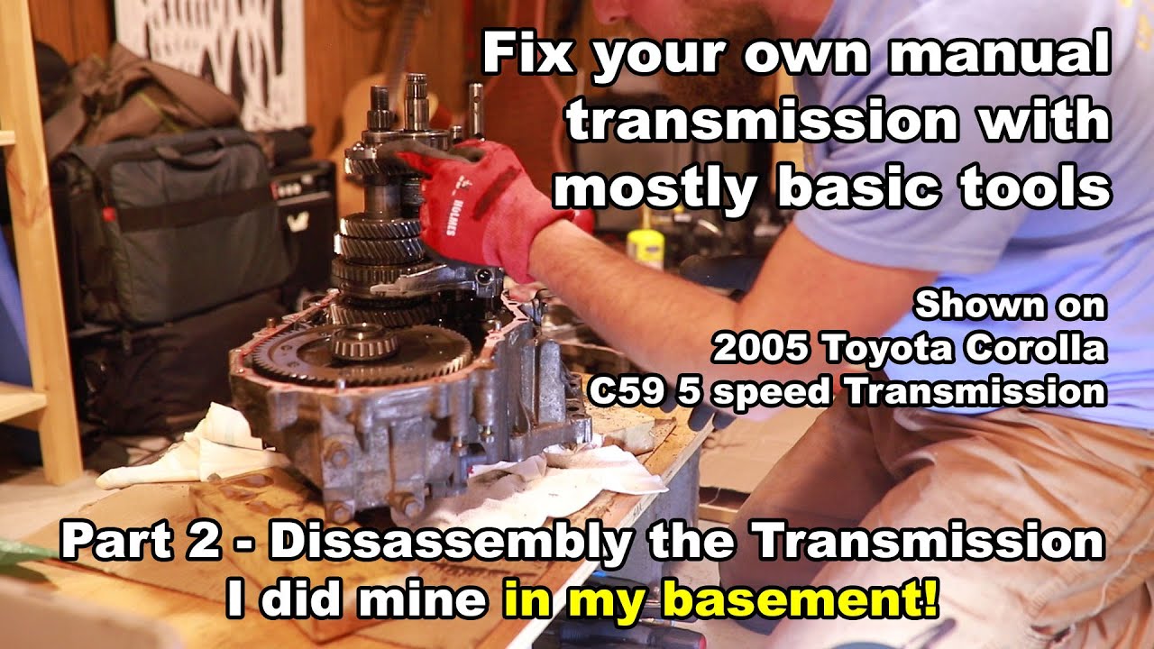 Fix your manual transmission at home Toyota C59 Part 2