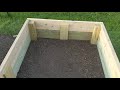 Long raised garden beds, prevent bowing