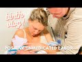 Our Labor Vlog! POSITIVE Unmedicated Hospital Birth