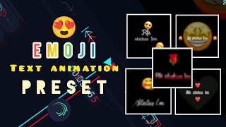 Top 5 emoji text xml preset 🔥|emoji xml preset| Text xml preset|alight motion xml | @rk.status1m screenshot 3