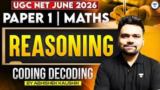 Celebrity UGC NET Paper 1 June 2026 | Paper 1 Maths Reasoning  | Coding decoding | Abhishek Sir Wealth