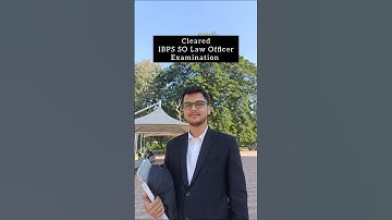 IBPS SO Law - Cleared in my 1st Attempt | Self-Study Success 💯 #ibpsso #ibpssolawofficer #lawofficer