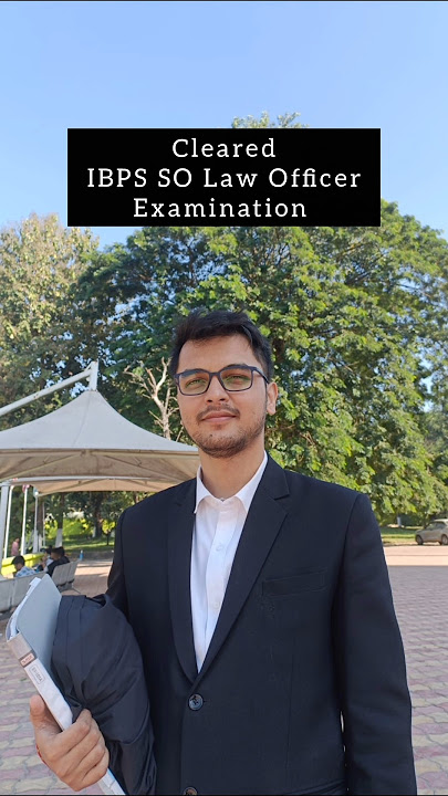 IBPS SO Law - Cleared in my 1st Attempt | Self-Study Success 💯 #ibpsso #ibpssolawofficer #lawofficer