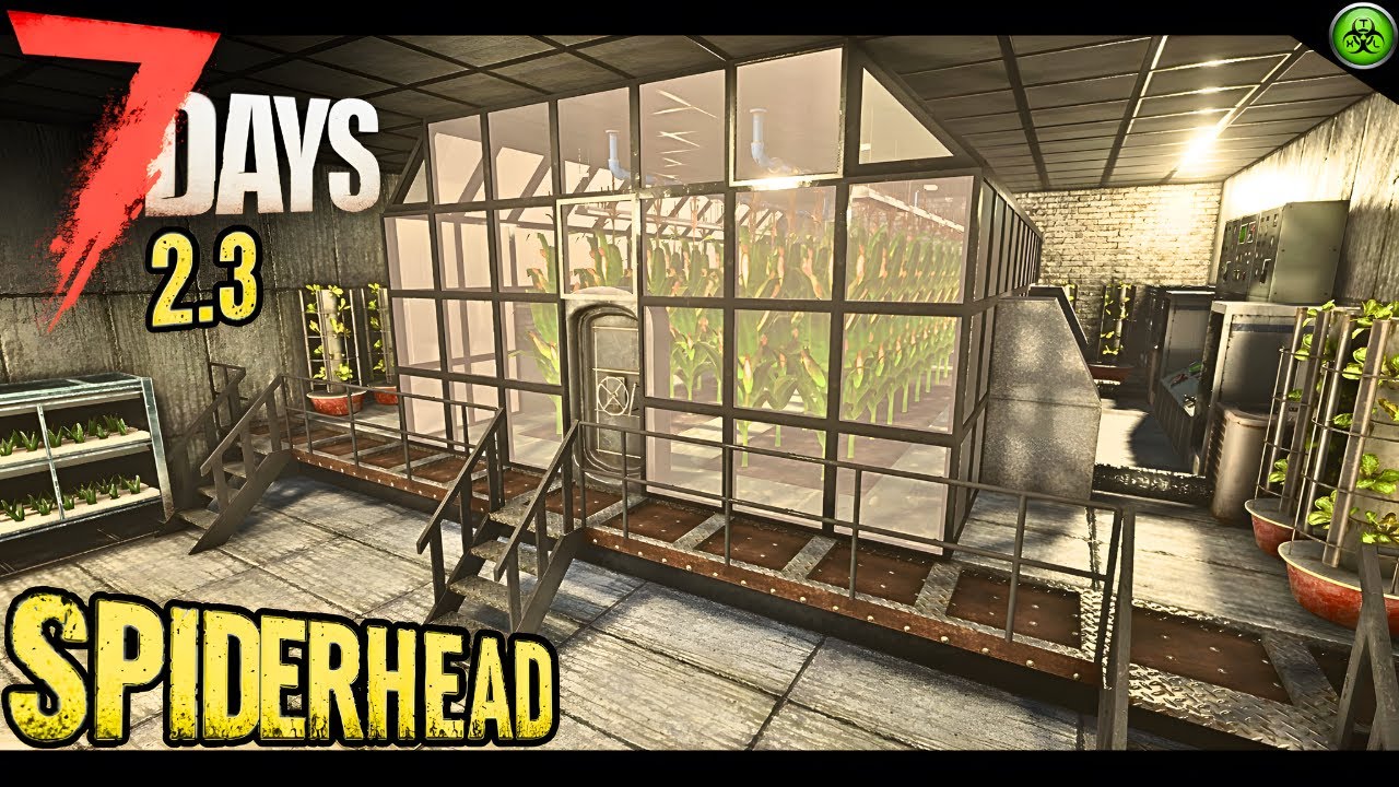 I Built a Super-Corn Lab | 7 days to Die - SPIDERHEAD [Ep.15] - YouTube