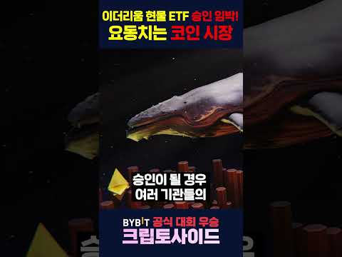 이더리움 현물ETF #비트코인 #cryptocurrency  #etf #eth #ethereum #코인정보 #코인전망