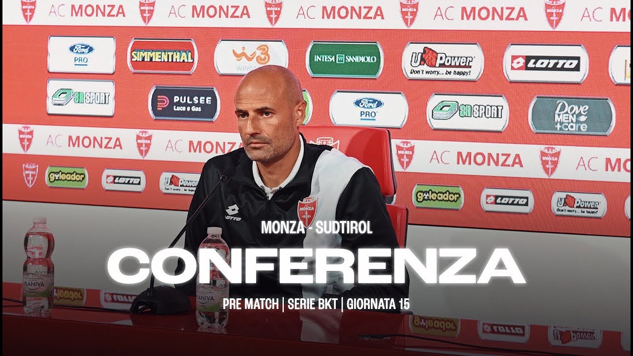 CONFERENZA STAMPA | Le parole di Mister Bianco prima di Monza - Sudtirol