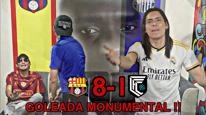 Barcelona sc 8 Cumbayá 1 / REACCIONES DE AMIGOS