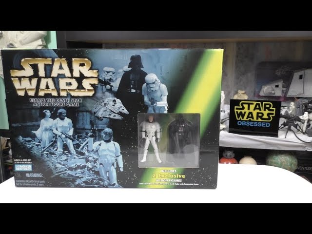 Star Wars Escape The Death Star Action Figure Game - YouTube