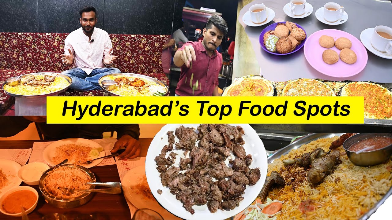 Hyderabad's Top 5 Food Places and Reviews | Best Food Spots in