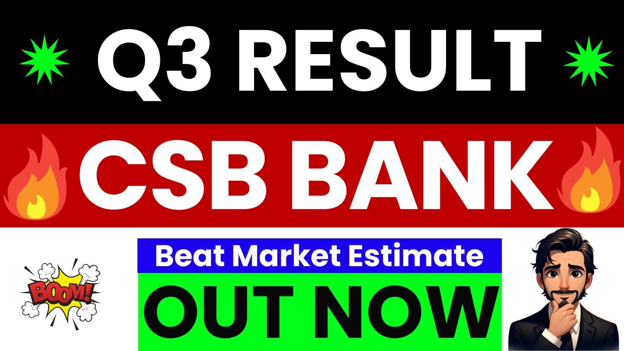 CSB Bank Share Q3 Result 2026 ||  CSB Bank Share Results Today ||