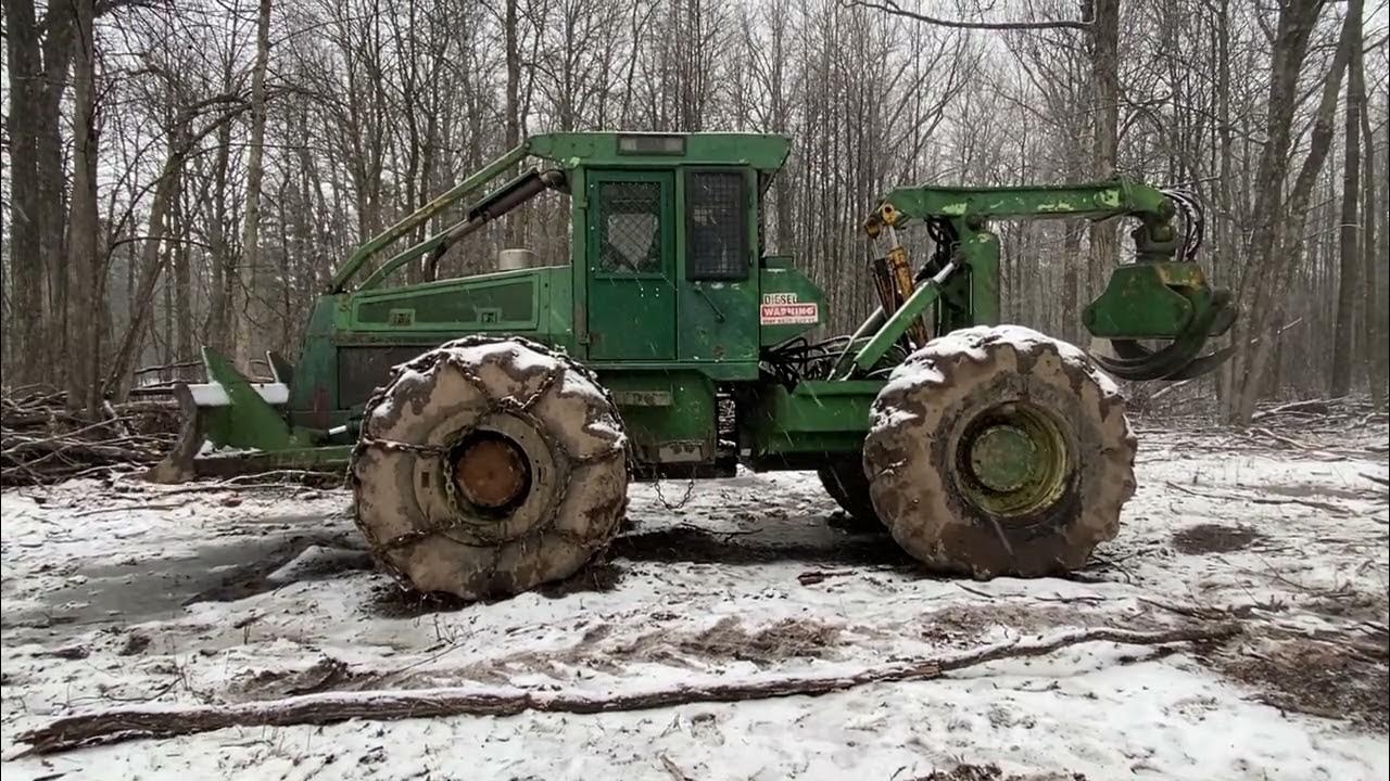 1998 Tree Farmer C7F Grapple Skidder with Winch YouTube