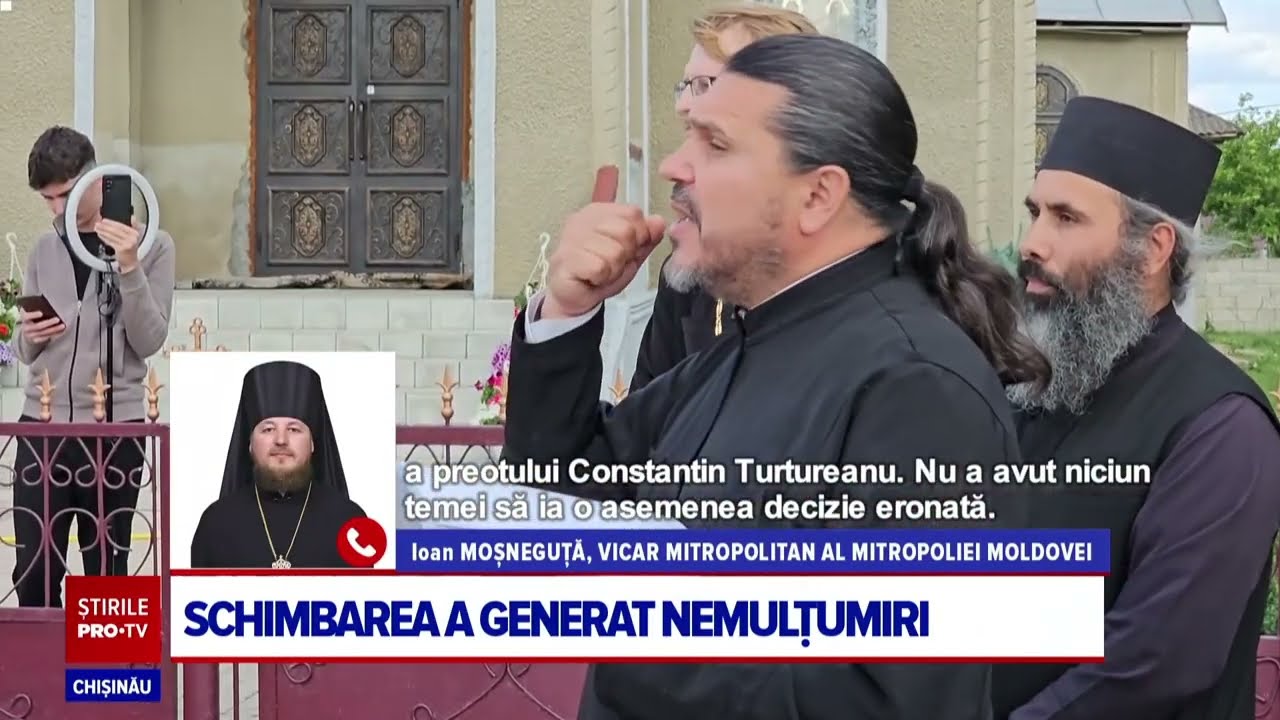 Scandal la biserica din Grinăuți