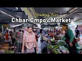 4krwalking around chbar ompov market in phnom penh  cambodia virtual walking tour  2024