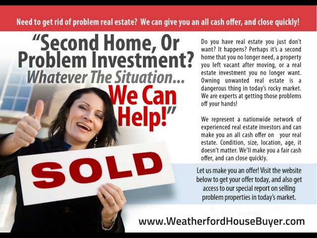 Sell Your House Fast For Cash in Weatherford | Call Tim (817) 550-5069 Opt# 2 video