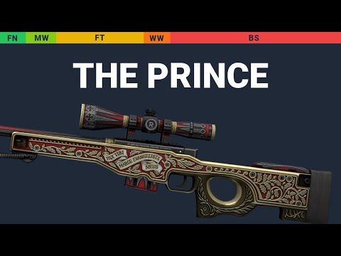 AWP The Prince - Skin Float And Wear Preview