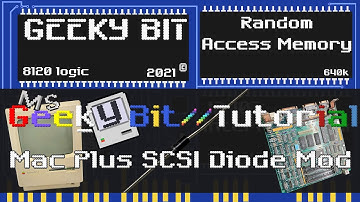 Tutorial - Macintosh Plus SCSI Diode Mod