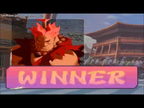 [HD] - Fightcade - Street Fighter Alpha 2 - ToniRibas(BRA) Vs McBreno(BRA)