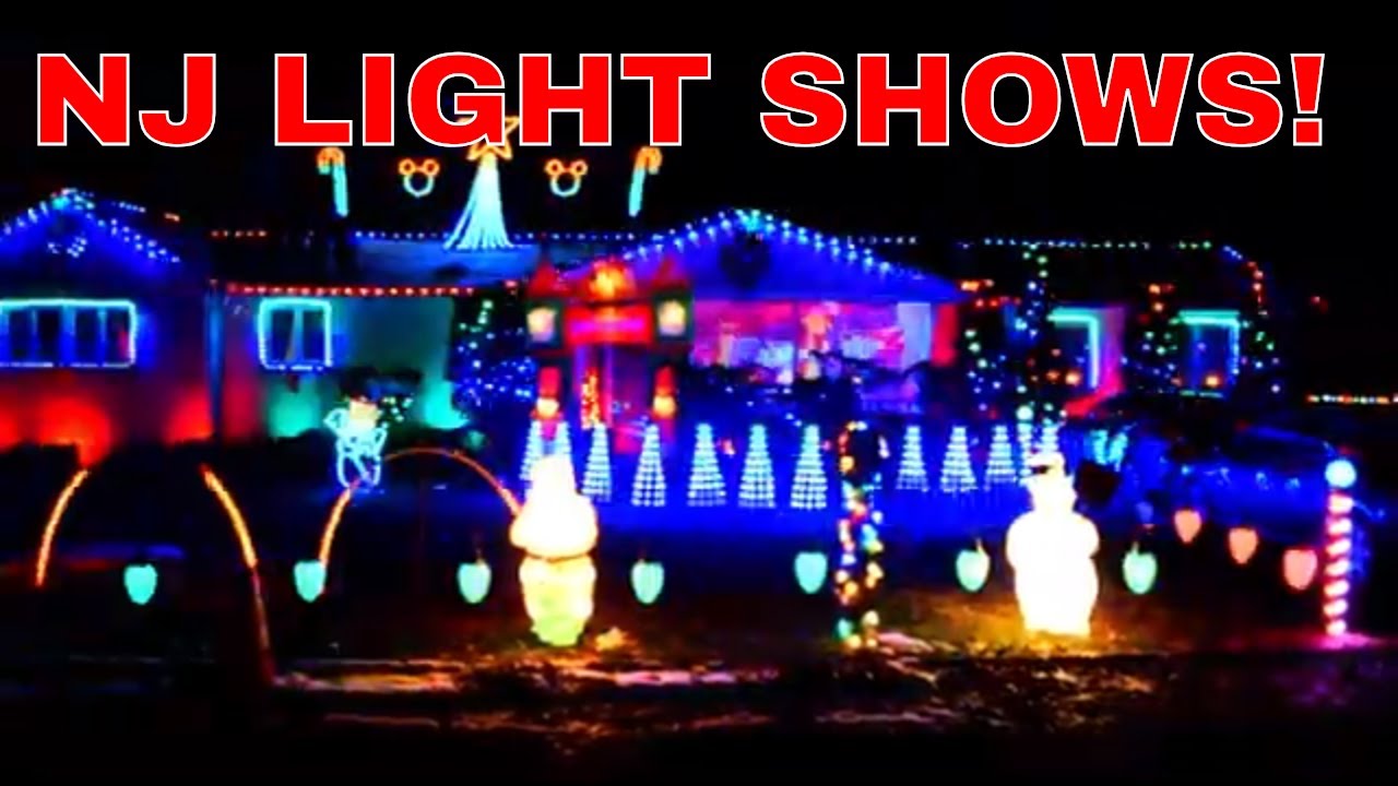 2018 Christmas light shows in New Jersey YouTube