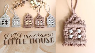 DIY Macrame little house, Macramé Gingerbread House Tutorial