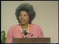 Literature and the Urban Experience - Toni Morrison 1980