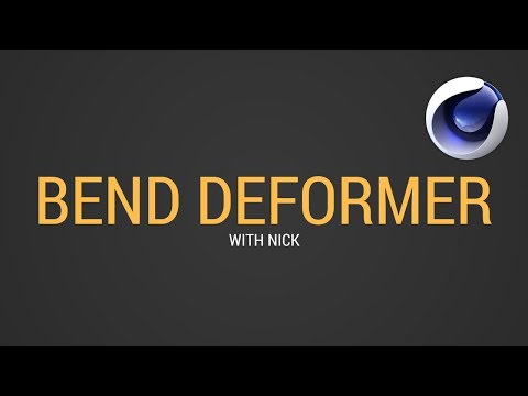 LETS LEARN CINEMA 4D R19 - BEND DEFORMER