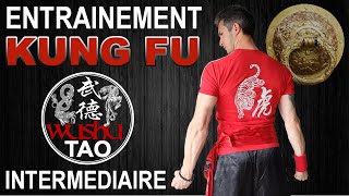 ENTRAINEMENT KUNG FU | niveau INTERMEDIAIRE | durée 27' | Wushu Tao