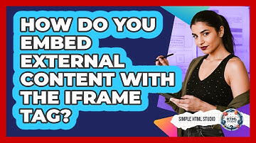 How Do You Embed External Content With The Iframe Tag? - Simple HTML Studio