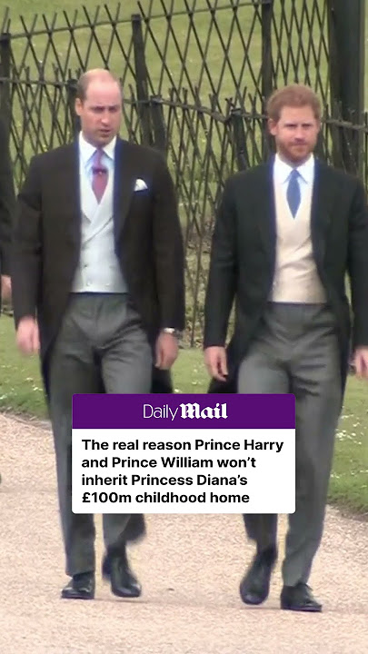 Here's why Harry won't inherit Princess Diana's £100m childhood home