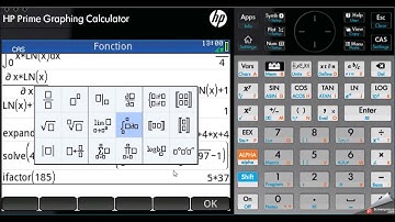 Calculer une intégrale sur la calculatrice HP Prime